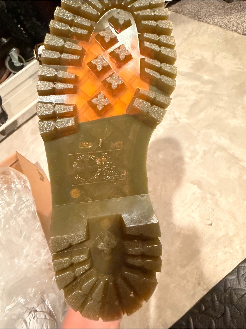 Dr.Martens Amaayah Hi Butterscotch US7 New in Box - Picture 7 of 8